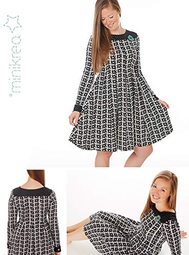 MAGAM Jersey-Kleid Mit Falten – Schnittmuster Für Frauen Inkl. Nähanleitung & Aufnäher