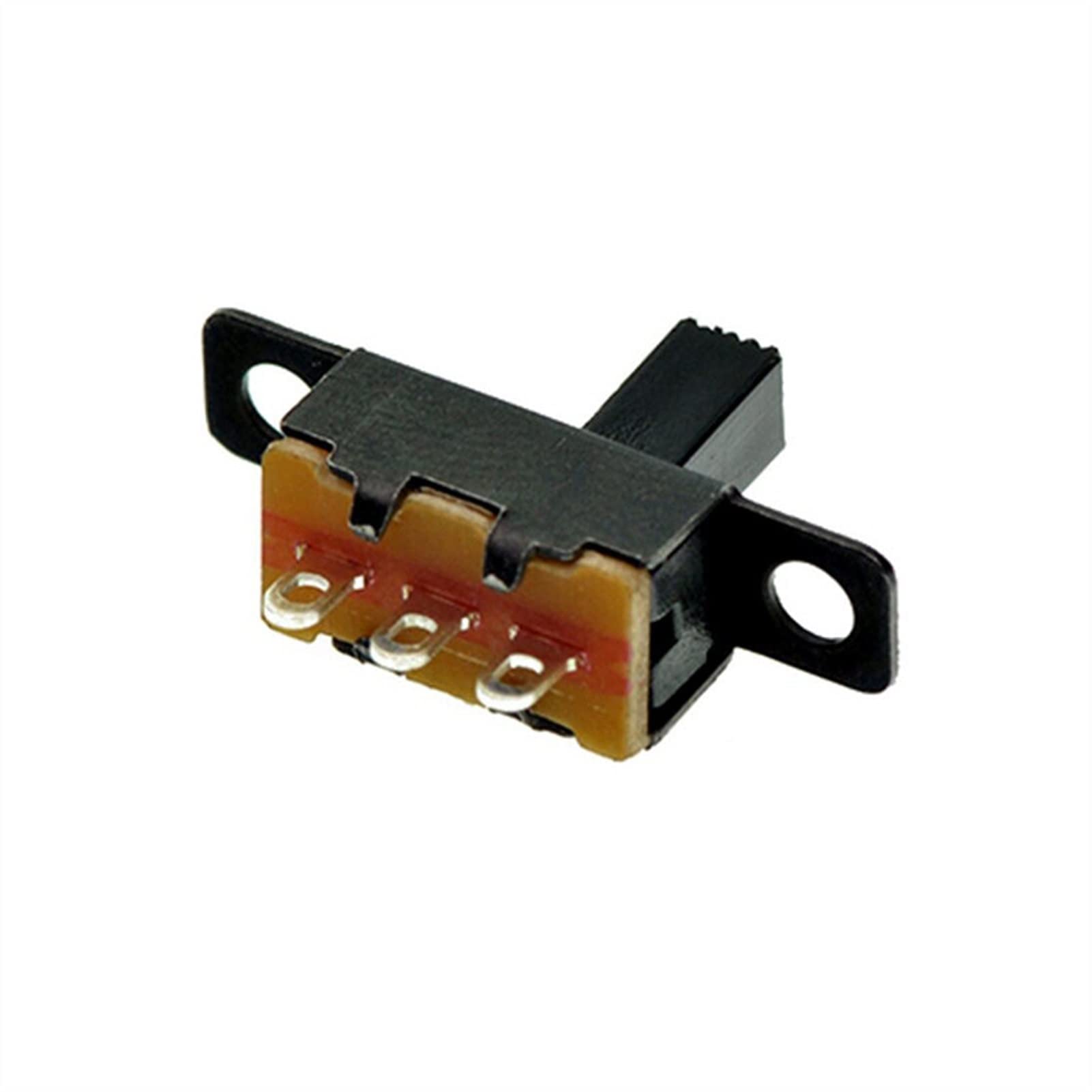 Interruptor basculante 20/50 unids/lote Micro interruptor deslizante 3 pines 2 posiciones 1P2T interruptor de palanca de encendido-apagado longitud de la manija 6mm SS12F15VG6 SS12F15VG5 ( Color : Len