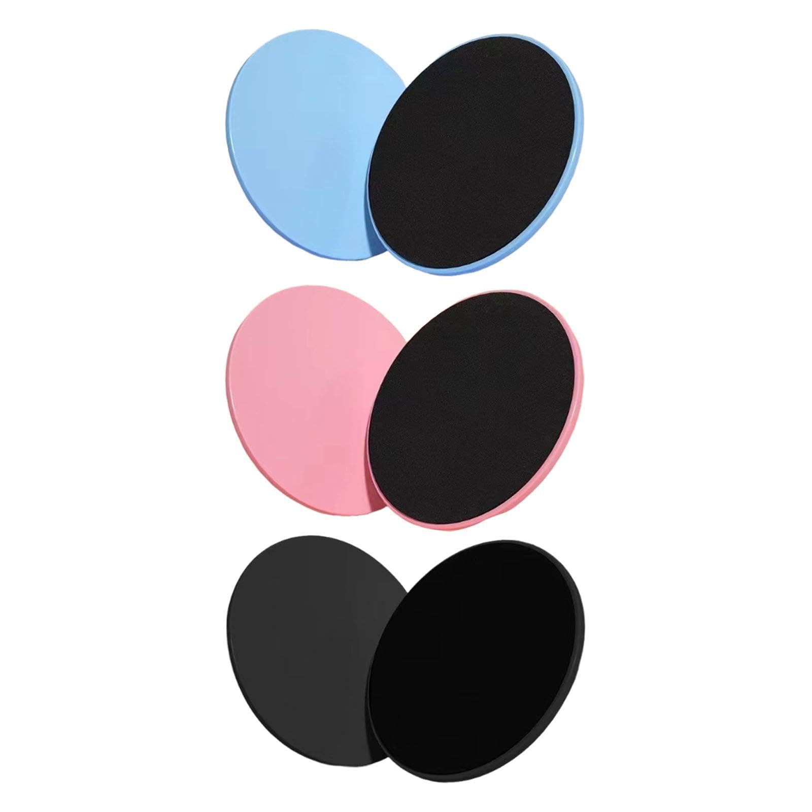 2Pcs Core Sliders for Working Out Exercise Gliding Discs for Improve Balance Blue