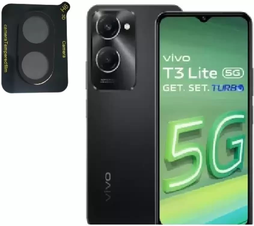 MULTRONICS Vivo T3 Lite 5G 3D Back Camera Lens Protector For Vivo T3 Lite 5G (BLACK) (B0DC5PYGYZ) Amazon Price History, Amazon Price Tracker