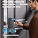 Smart Door Lock with Fingerprint & Keyless Entry, Tuya Smart Devices Compatible, Bluetooth Touchscreen Keypad, for Home Security & Smart House Automation, Easy Installation for Wood Doors