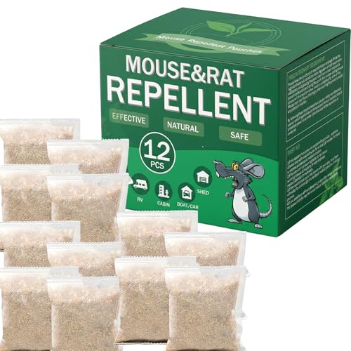 Mole Repellent Pouches for Yard Outdoor Natural Plant-Based Mole Deterrent Long-Lasting Scent Control for Lawn Garden Garage and Basement