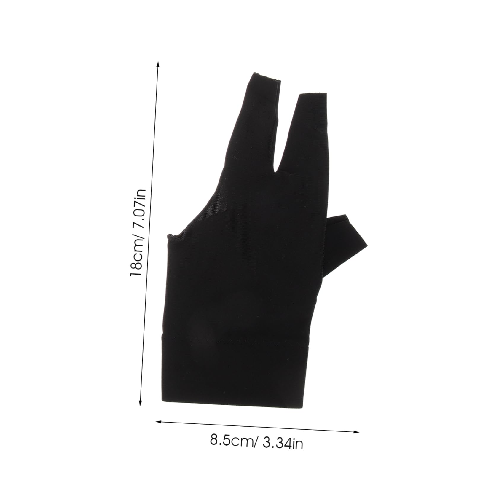 HANABASS Gloves for Men Left Hand Snooker Sports Gloves Breathable Polyester Elastic Fit
