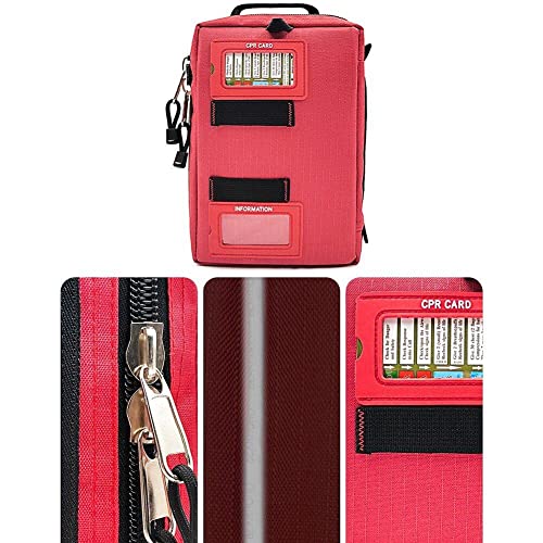 Sac médical d'urgence en tissu renforcé avec poches intérieures - 8