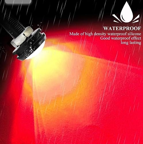 Image of AUTO MT 18mm 9WATT Eagle Eye LED Car Fog DRL Daytime Running Light Backup Reverse Tail Rock Lights Small bulb (10PCS RED 9W Eagle Eye Led Lights)