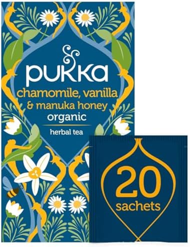 Pukka Herbal Teas -Chamomile, Vanilla & Manuka Honey 20 Bags