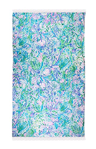 Lilly Pulitzer Oversized Pool/Beach Towel 40 x 70 Large Terry Cloth Towel for Adults Soleil It On Me