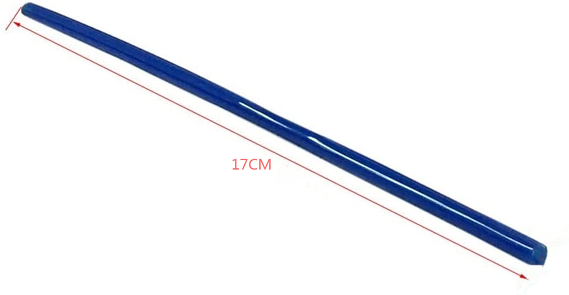 LATRAT 72 pcs 17cm Couvres Rayons Kit de Protections de Jantes de Roues de Moto Spokes Skins Set, Protège Rayon de Vélo Spoke Skins Motocross Protecteur Couvre de Rayon, Bleu