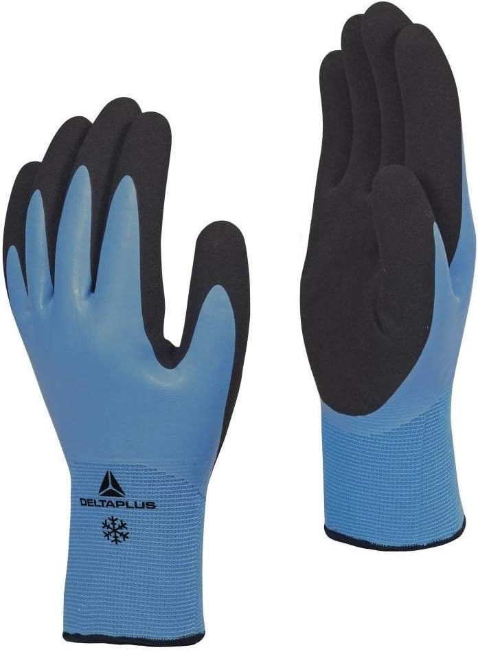 Delta Plus Thrym double dip waterproof thermal grip latex glove size 10#VV736