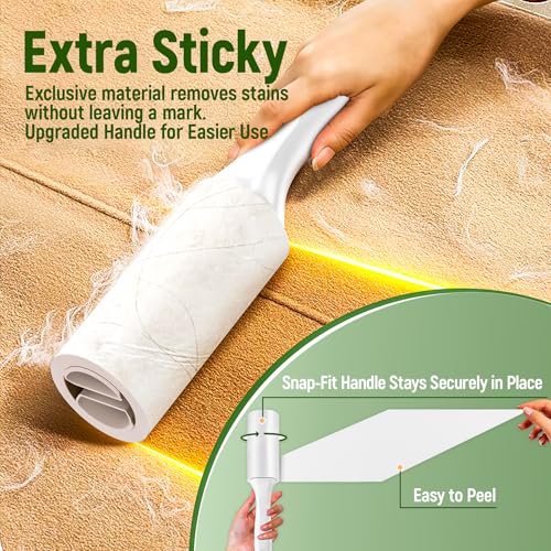 Image of Lint Roller Refills for Pet Hair, 600 Sheets, Standard Size
