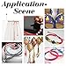 PH PandaHall 1.5mm White Nylon String 100 Yards Lift Shade Cord Blinds Pull String Wind Chime Strings Braided Beading Strings Kumihimo Macrame Thread for Windows Roman Shade Repair Friendship Bracelet
