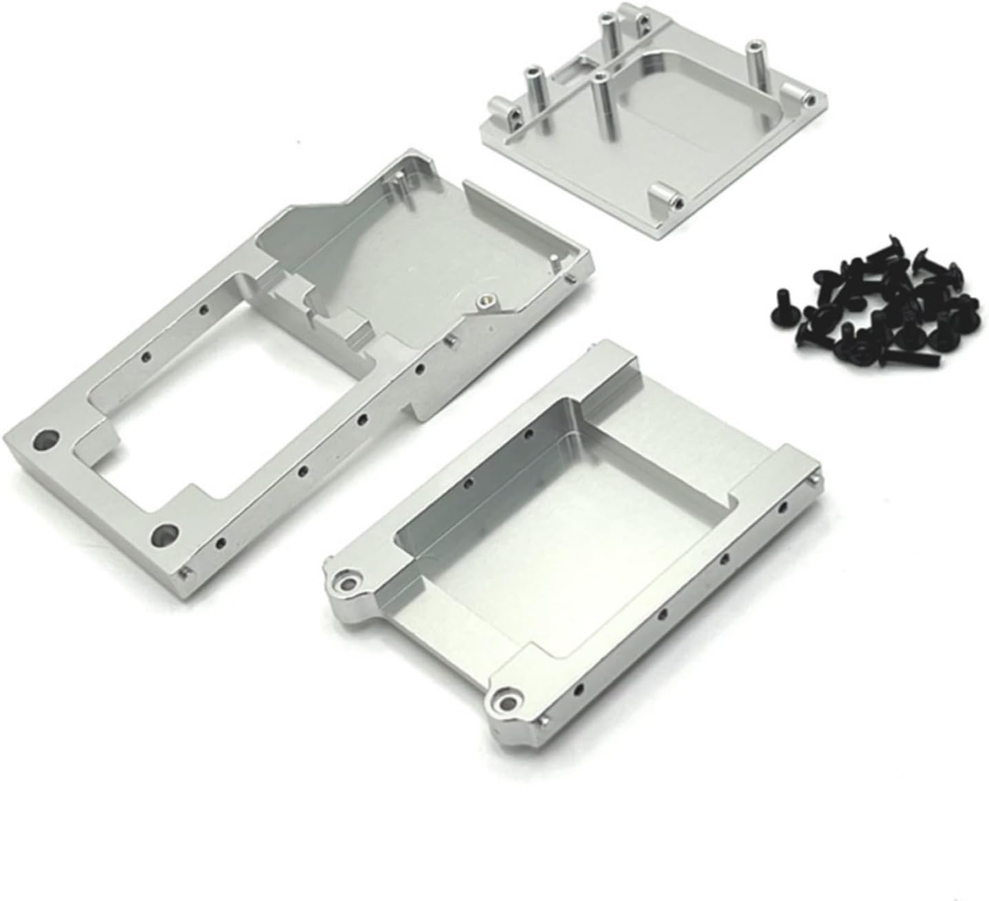 Aluminum Stable Motor Mount Kit Rigid RC Car Accessories for Builders , Silver