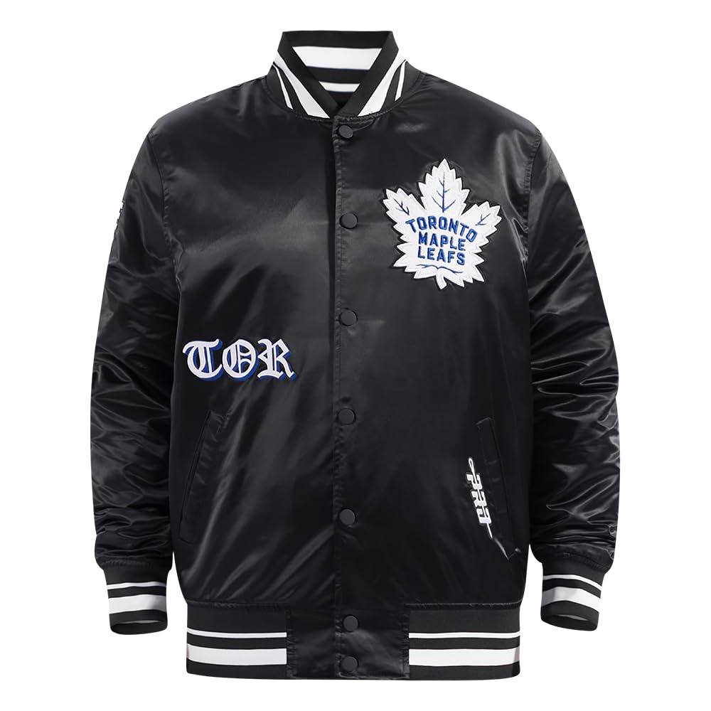 Pro Standard Mens NHL Old English Satin Jacket