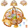 WYSWYG Baby Play Mat Tummy Time Mat Baby Activity Center 3-in-1 Infant Playmat Baby Activity Playmats for Baby Gyms…