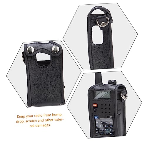 KJHBV Estojo De Couro Walkie Talkie Coldre Universal Bolsa Coldre De Rádio Walkie Talkie Bolsa De Ar