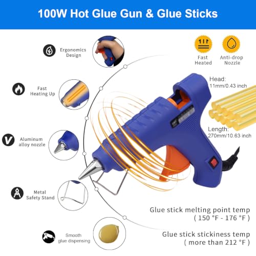 Image of 109PCS Dent Removal Kit with T-Bar Slide Hammer & Bridge Puller for Cars | Paintless Dent Removal Kit with T-Bar Slide Hammer, Bridge Puller & 58 Tabs for Cars, Trucks & SUVs