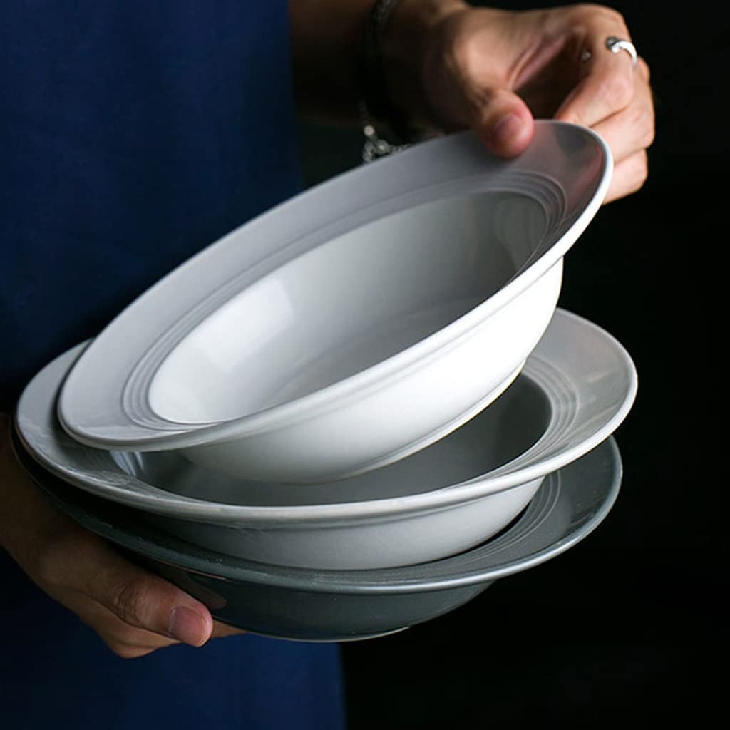 Misy na sałatki do kuchni Porcelanowa miska na sałatkę Nadaje się do przygotowywania potraw w kuchni, deserów, lodów, małych ciast, talerzyków na słodycze, misek na orzechy, misek na sałatki Miski n