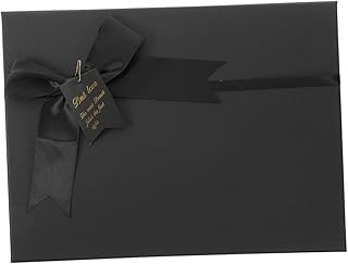 NOLITOY Black Decor Packing Gift Box Black Trim Gift Boxes Bulk Boxes for Wrapping Gifts Flat Gift Box Large Black Gift Box Kraft Paper Souvenir Set Lipstick Black Paper Kraft Boxes