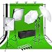 LimoStudio Photo Video Studio Light Kit - Includes Chromakey Studio Background Screen (Green Black White), (3) Muslin BackDrops, Umbrella, Softbox, Lighting Diffuser Reflector, AGG1388