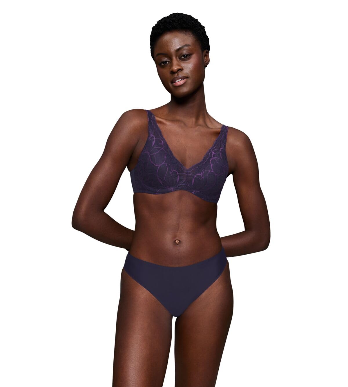 Triumph Body Make-Up Illusion Lace Highleg Tai Prussian Blue – Ansicht 2