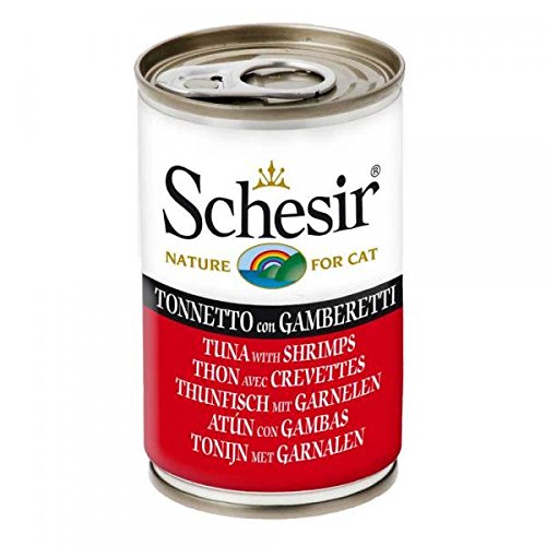 Schesir Cat Tonno con Gamberetti, Confezione da (6...