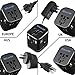 Travel Adapter 4.5A 4 USB Charging Worldwide All in One Universal Power...