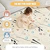 Alfombra Bebe Acolchada Plegable 180x200x1.5cm- Gimnasio Bebe - Manta De Juegos - Manta Actividades Impermeable Reversible - Tapete De Actividades - Gimnasio Infantil - Regalo #4