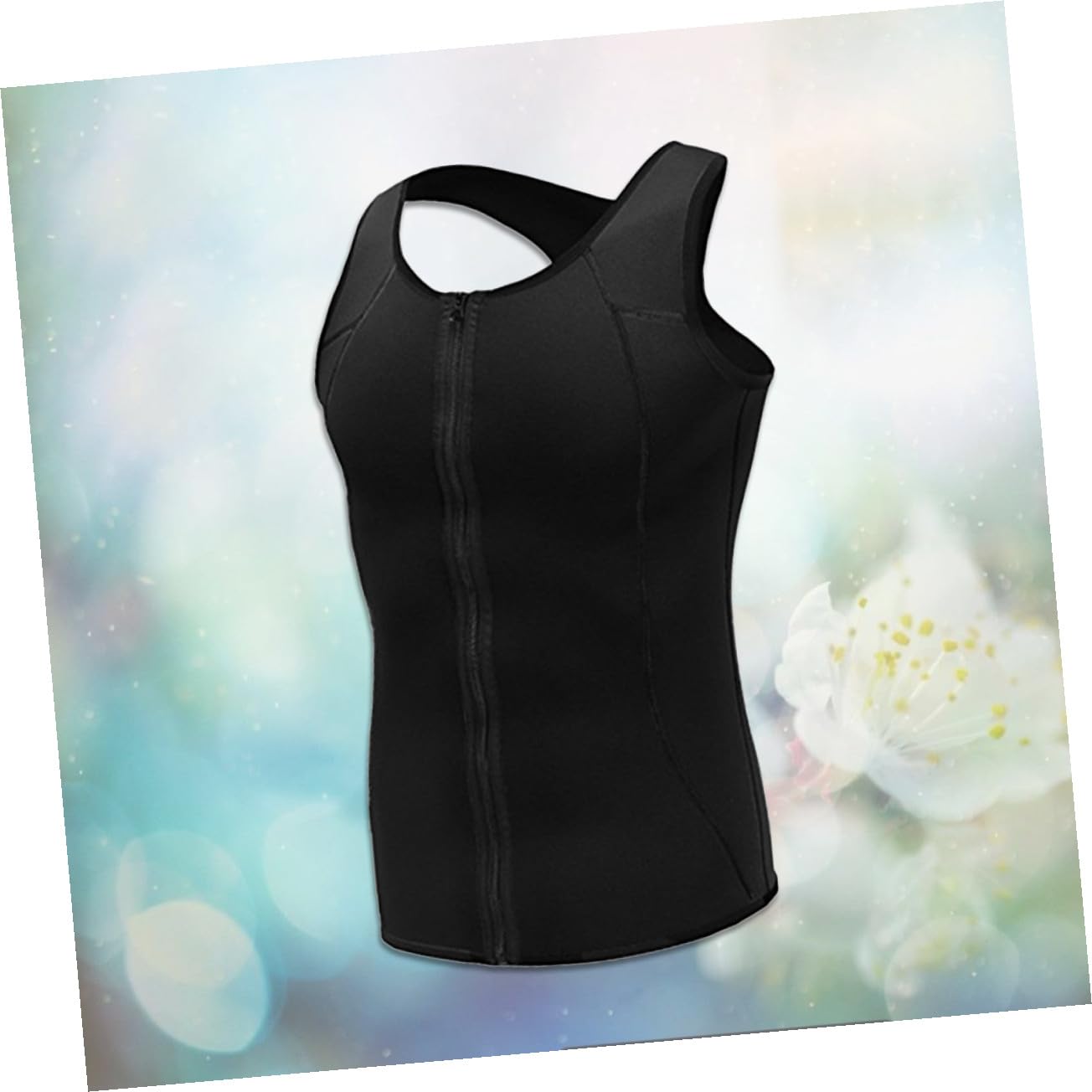 ORFOFE Chaleco Moldeador Compresión de Cintura en Neopreno para Hombre de Fitness y Soporte Muscular Talla Xxl Adecuado para Entrenamiento y Gimnasio