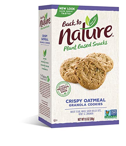 Back to Nature Cookies, Non-GMO Crispy Oatmeal, 9.5 Ounce