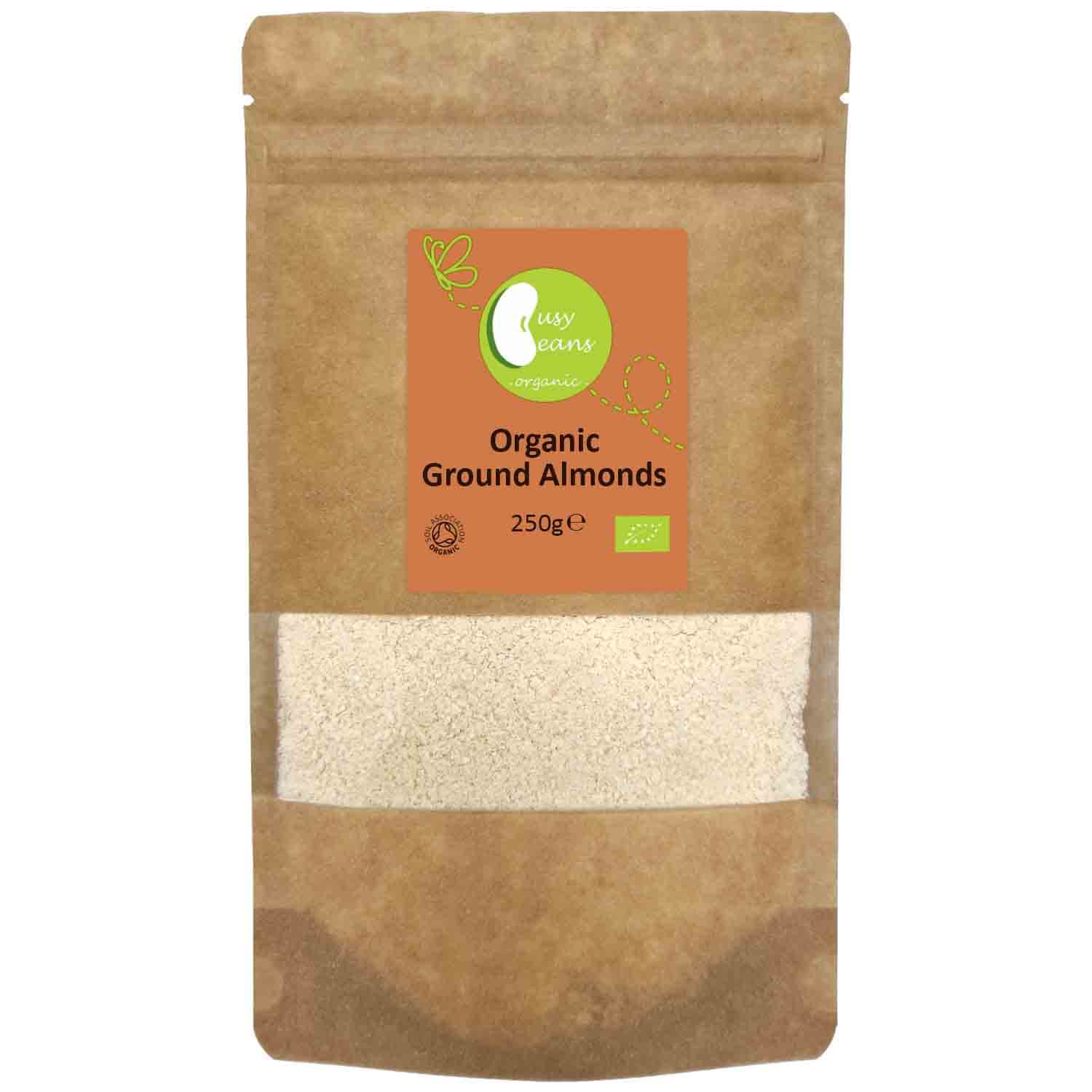 Organic Ground Almond - Certified Organic - by Busy Beans Organic (250g)Soil AssociationSoil AssociationSoil Association