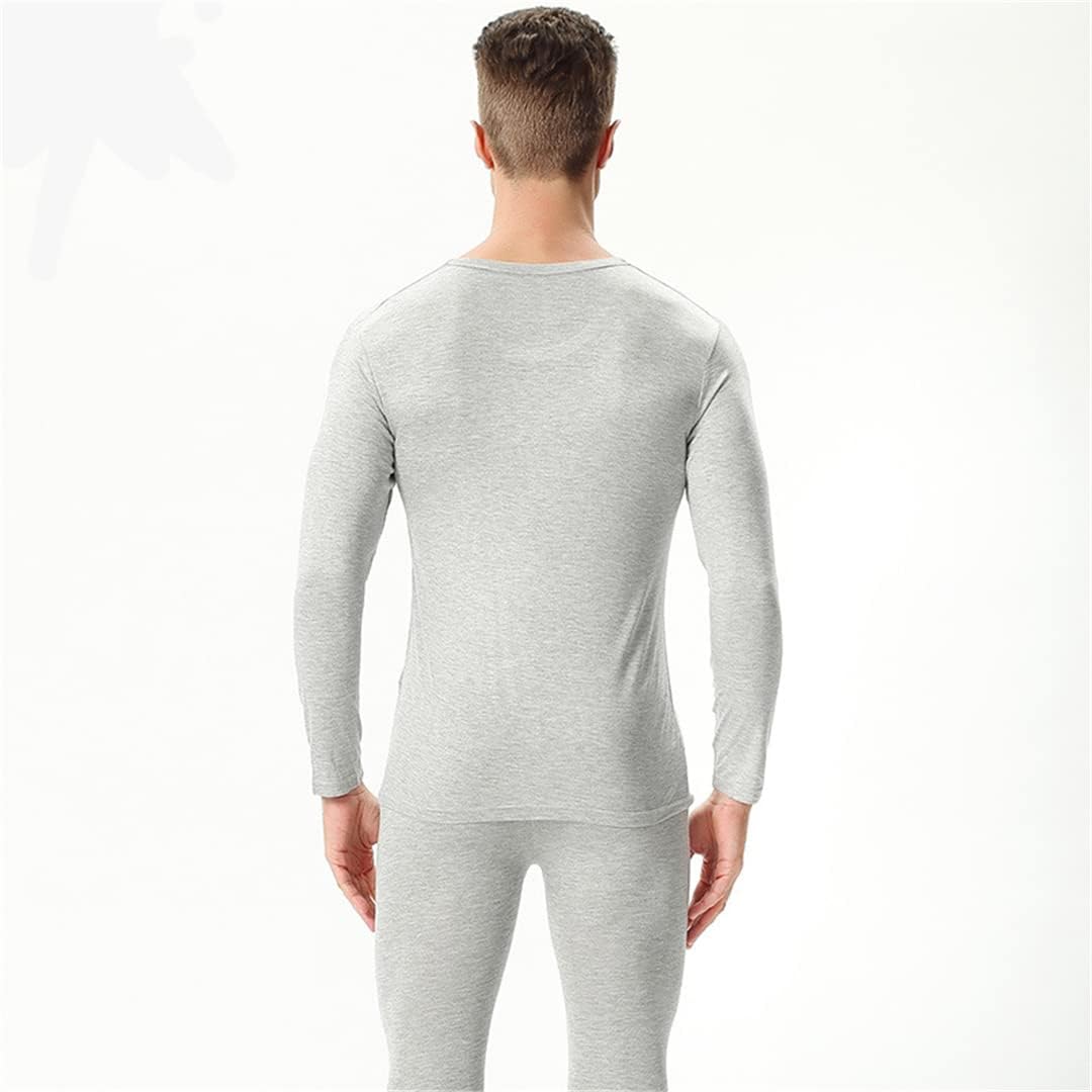 Men's Long Pants Modal Cotton Thermal Underwear Set