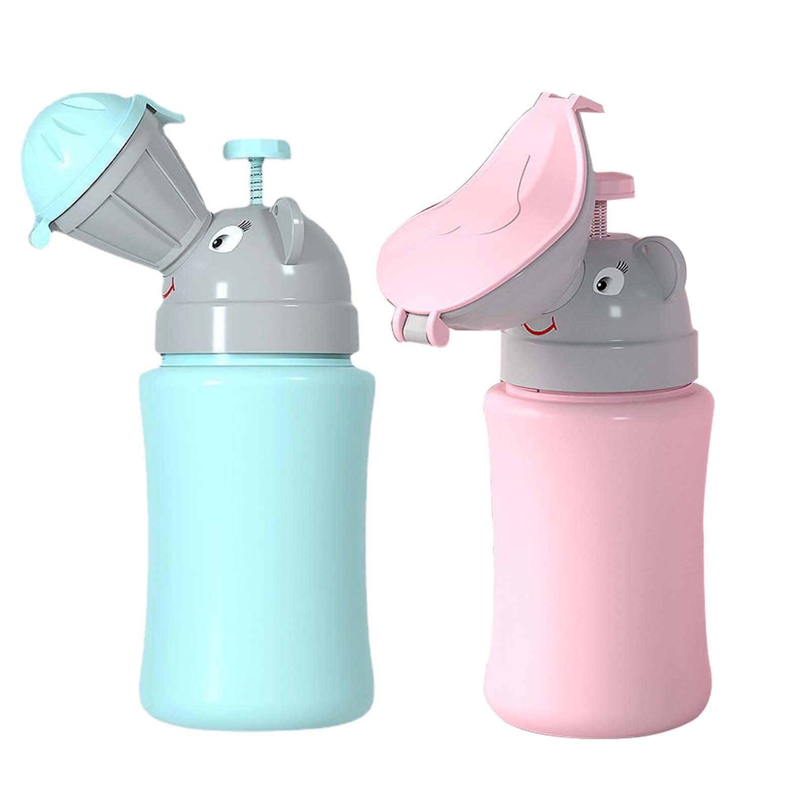 2Pack Portable Baby Child Potty Urinal Toilet Kids Travel Potty Car Pee Bottle for Kids Kid Toddler Pee Training Cup for Camping Car Travel