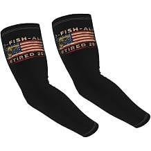 Retirement Fisherman O-Fish-Ally Retired 2035 Sun-Defying Elegance Comfortable Cooling Arm Sleeves