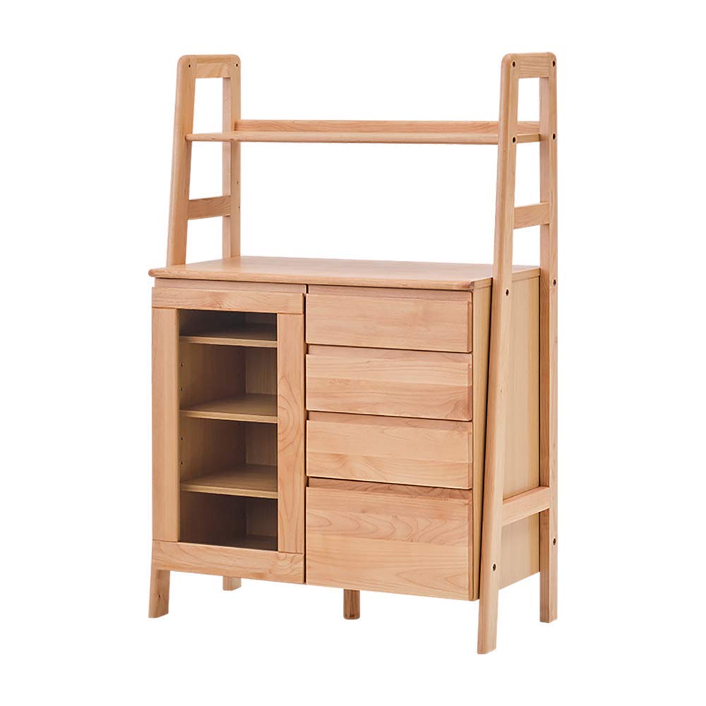 Amazon｜ISSEIKI エルザ-4 ガラスキャビネット 幅90cm (アルダー