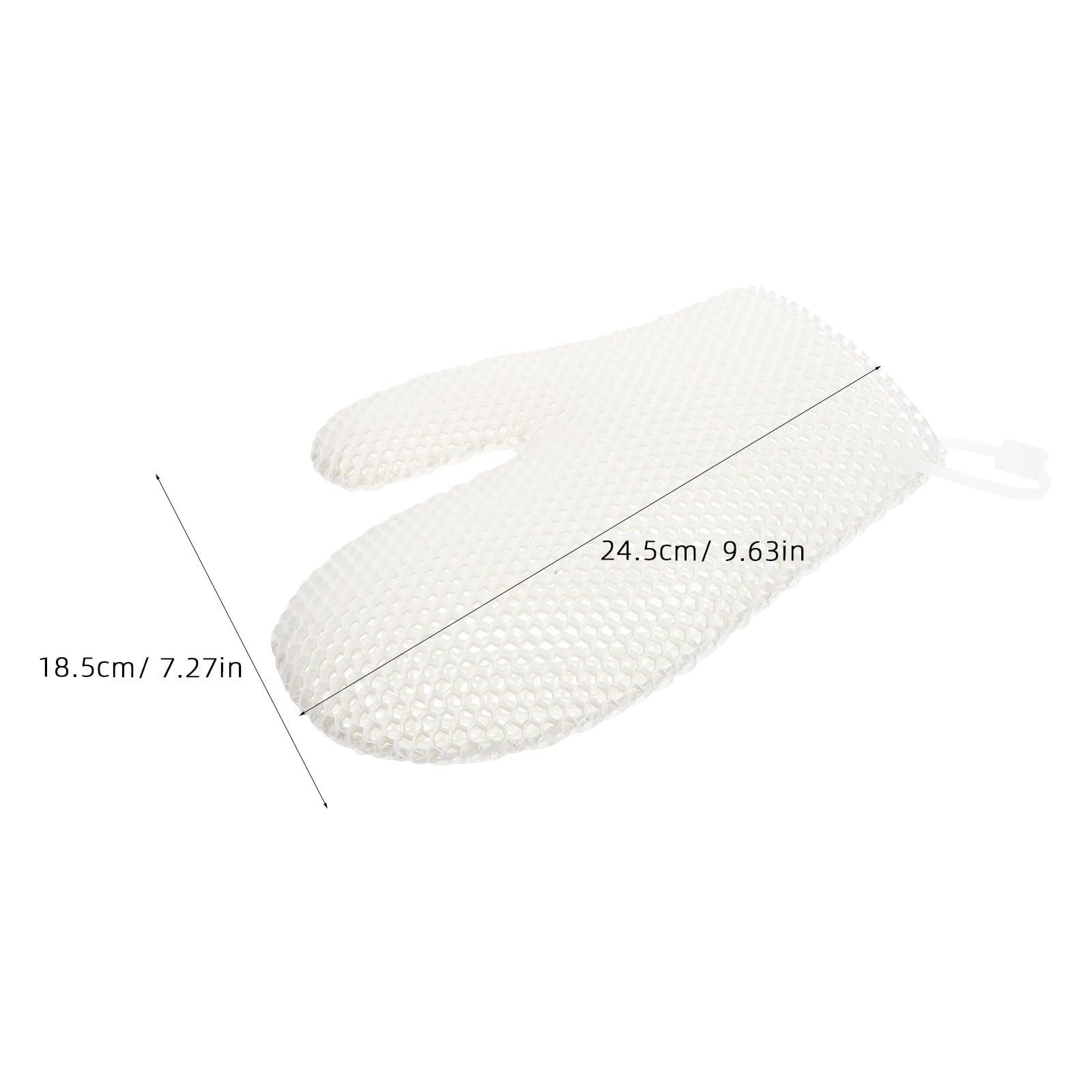 Healvian Guanti esfolianti per la pelle - Guanto detergente a nido d'ape - Guanti scrubber per la pulizia profonda del corpo - esfolianti per doccia e bagno per uomo e donna
