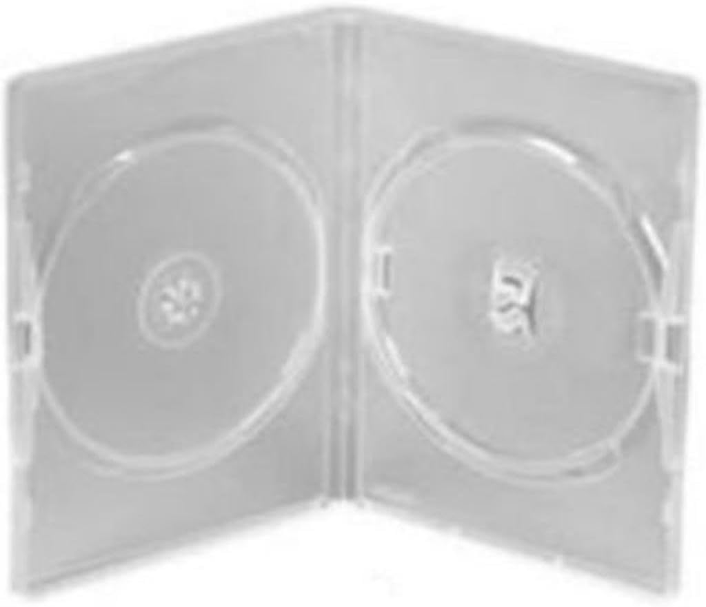 25 X Double Clear Amaray DVD Case