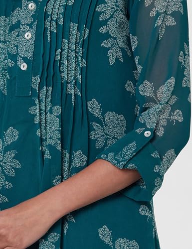 Image of BIBA Women Polyester Straight Fit Printed Kurta