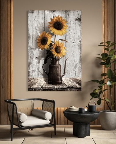 Peintures de tournesols jaunes pour cuisine et chambre