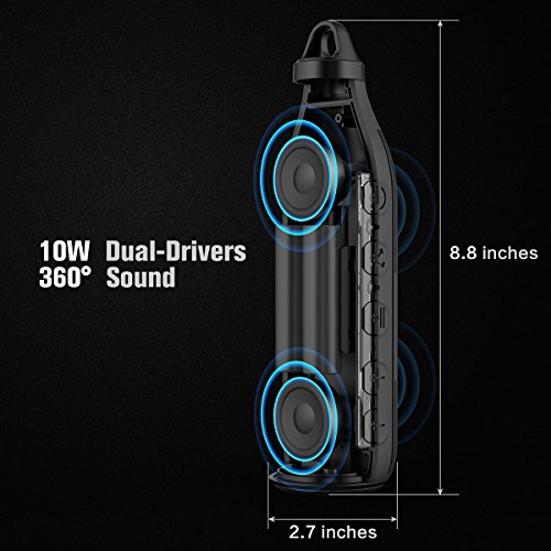 Icewater Outdoor altoparlante portatile Bluetooth