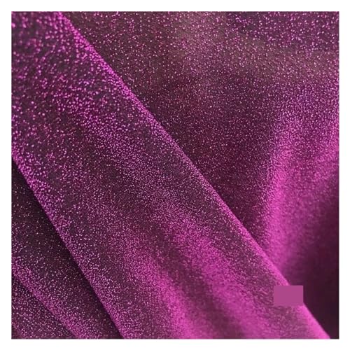 Tissu pailleté multicolore tricoté élastique pour couture fait-main