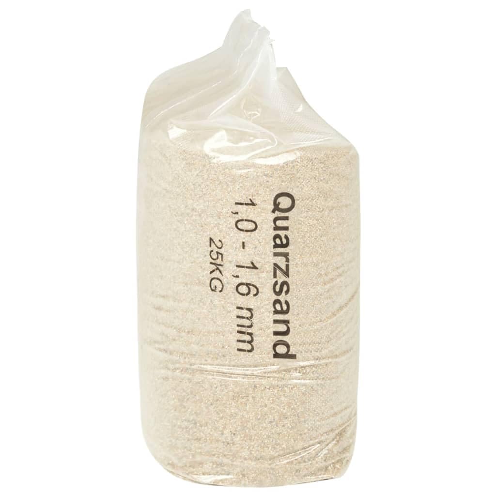 Generic Piasek Filtracyjny do Basenów i Spa Od 0,8 do 1,6 Mm Uziarnienie Wydajne Media do Systemów Filtrów Piaskowych Bezpieczna i Bezwonna Krzemionka Dostępna w Workach o Różnych (1,0-,6 mm)