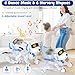MindPal Robot Dog Remote Control Robot Toys with Sing Dance, Easter Toy Kids Toy, 17 Functions E Interactive Dog for 6+, Programmable Smart Interactive Robotic Pets