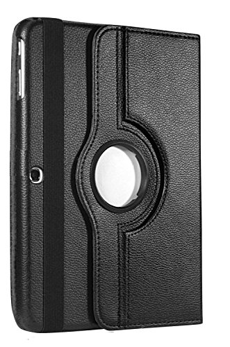 Samsung Tab 4 10.1 Case,Flying Horse 360 Degrees Rotating Stand Pu Leather Case For Samsung Galaxy Tab 4 10.1 T530 Auto Sleep/Wake Tablet (Black) #TOP1