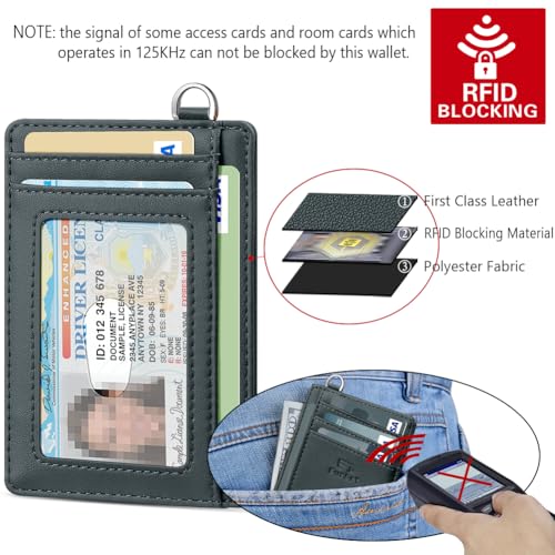 Image of FurArt Slim Minimalist Wallet RFID Credit Card Holder for Men | slim minimalist compact rfid id window thin