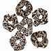 6 PCS scrunchies for hair cheetah print hair ties scrunchie animal print velvet leopard bow women lepord large clips for thick hair 3 styles LARGE
