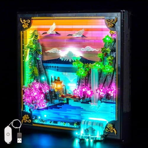 BrickBling Light Compatible with Lego Japanese Cherry Blossom Landscape