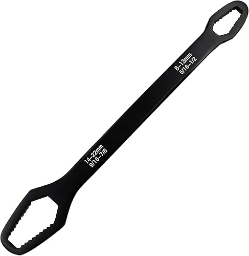 Eagles Llave de doble extremo, 0.315-0.866 in, multifuncional, universal, autoapretable, SAE y métrica, llave Torx universal, juego de llaves de