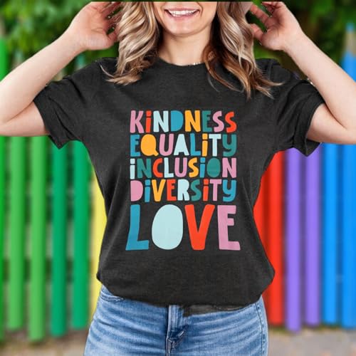 Teacher Shirt Women Inspirational Letter Print T-Shirt Special Education Teacher's Day Tee Tops - Image 5