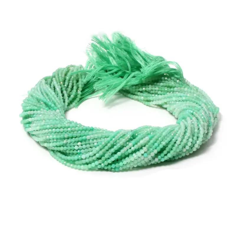 Micro perles en chrysoprase 3mm : fini les pierres ternes ! - 4