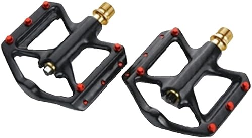 Miniatura 3 de Pedales de bicicleta para adultos Pedales de bicicleta Pedales de plataforma de fibra de carbono Tres rodamientos MTB Bicicleta Pedal de ciclismo